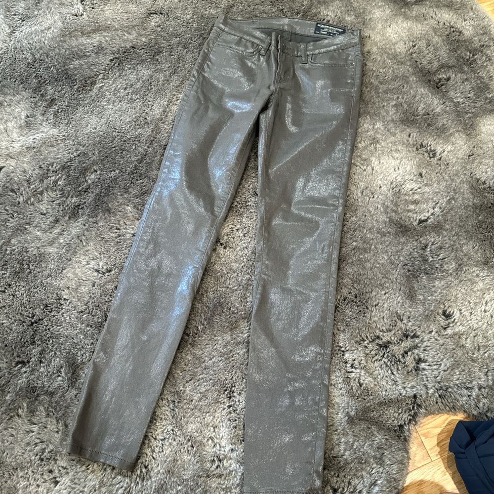 AllSaints Metallic Jeans